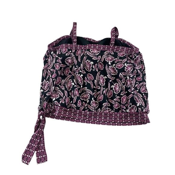 Swimsuits For All Other - Swimsuits For All Black Paisley Print Padded Tankini - 22